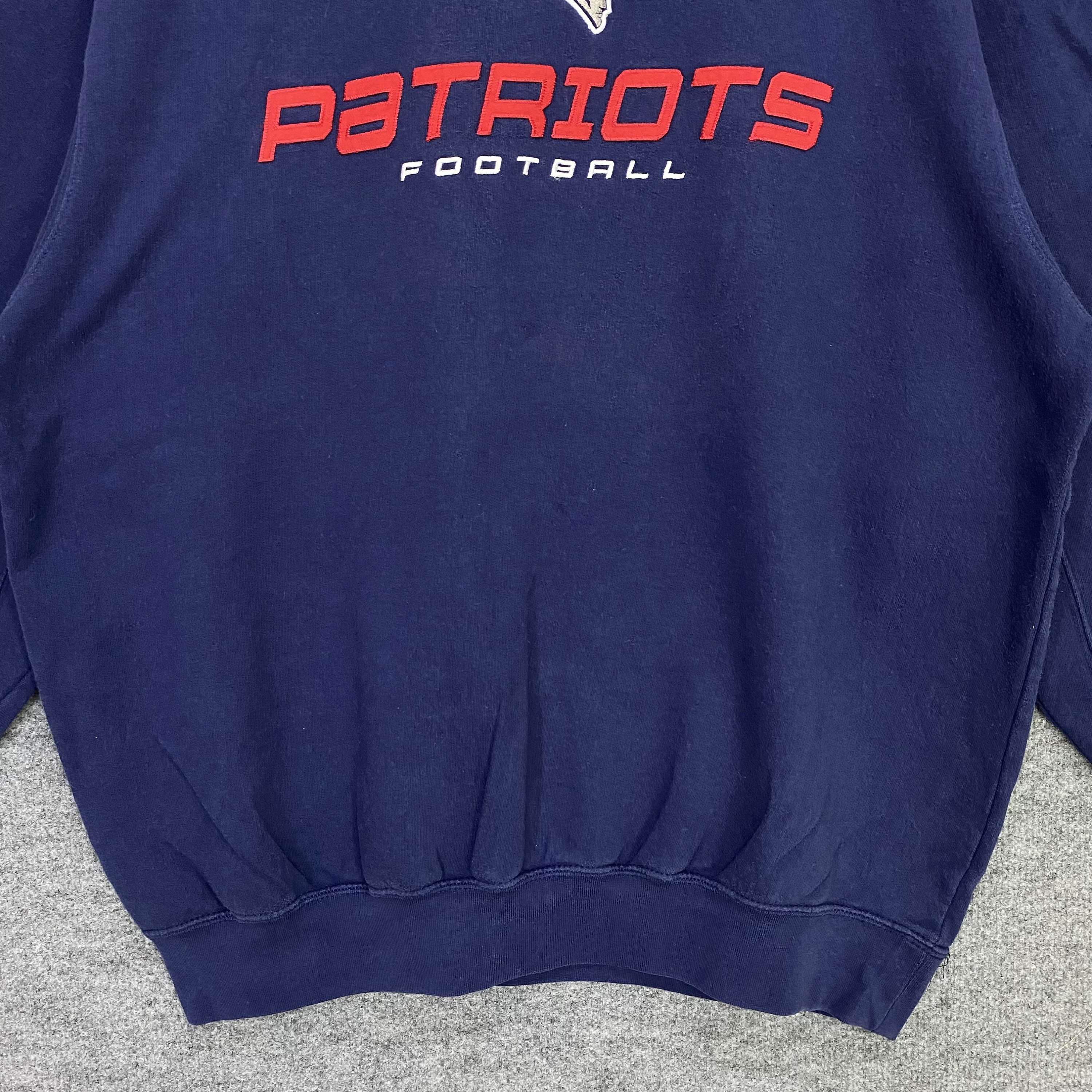 vintage patriots sweatshirt mens