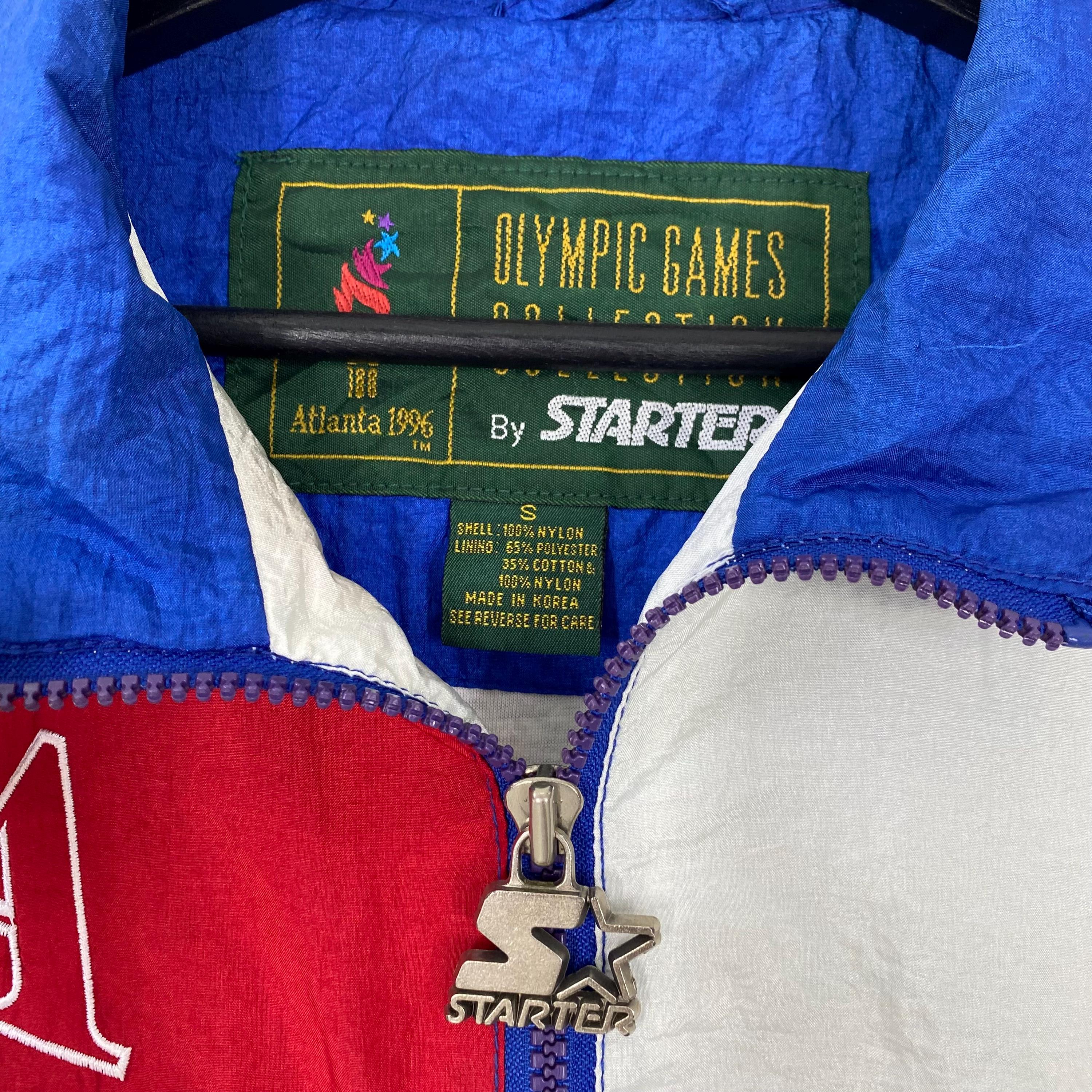 Vintage 90s USA Atlanta Olympics Jacket Windbreaker Starter