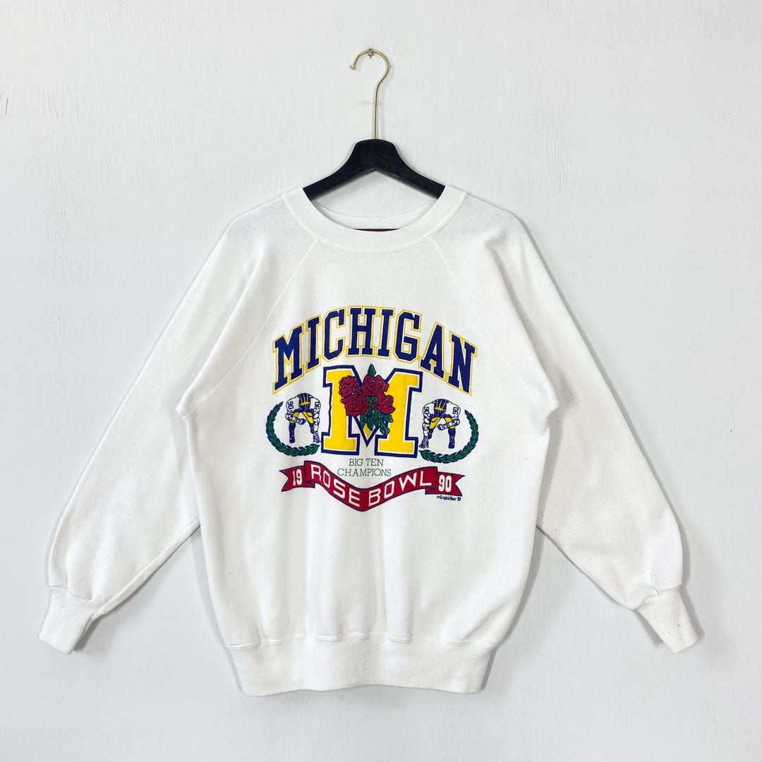 90'S Hanes MICHIGAN University of Michigan college sweatshirt, men's XL vintage /eaa391344