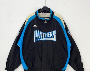 Vintage 90s Carolina Panthers Windbreaker Jacket NFL Sportswear