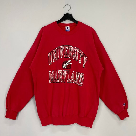Vintage 90s University Maryland Sweatshirt Maryland Crewneck