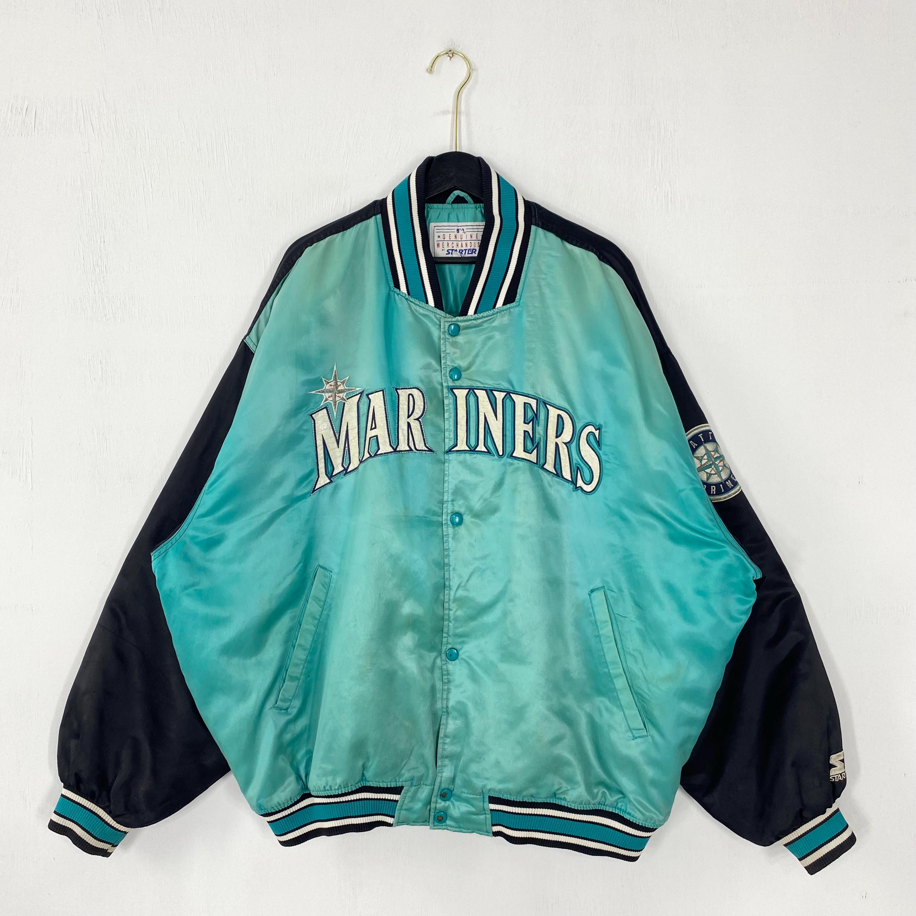 Vintage 90s Seattle Mariners MLB Starter Satin Jacket Seattle