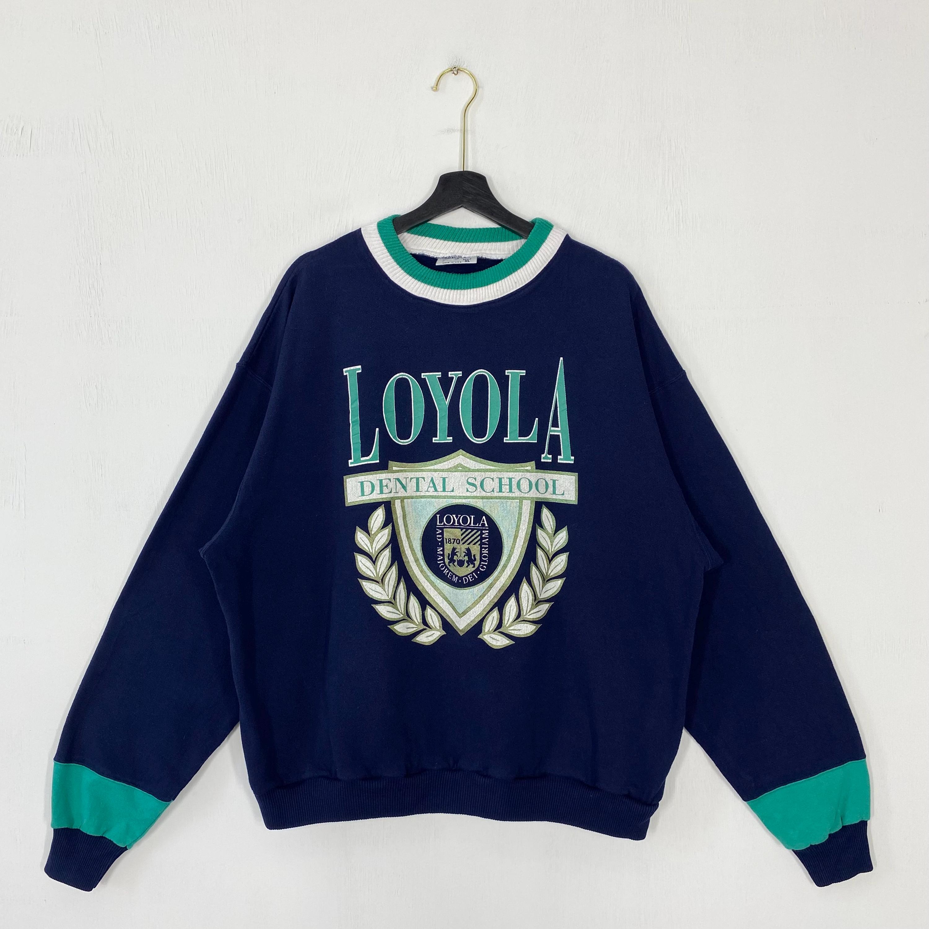 Vintage 90s Loyola University Sweatshirt Crewneck Pullover Loyola