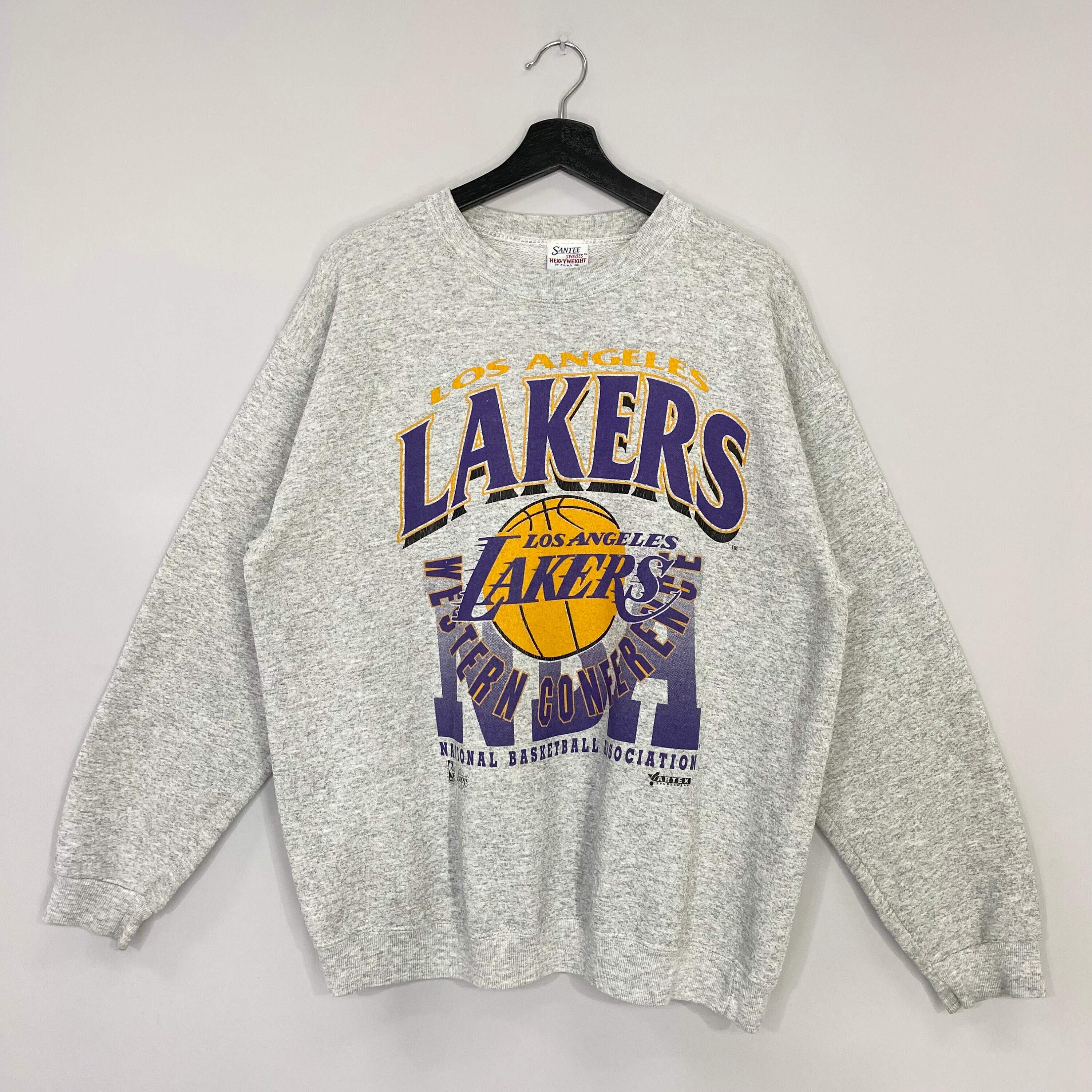 Vintage 1990s Los Angeles Lakers All Over Print T Shirt– Kelly