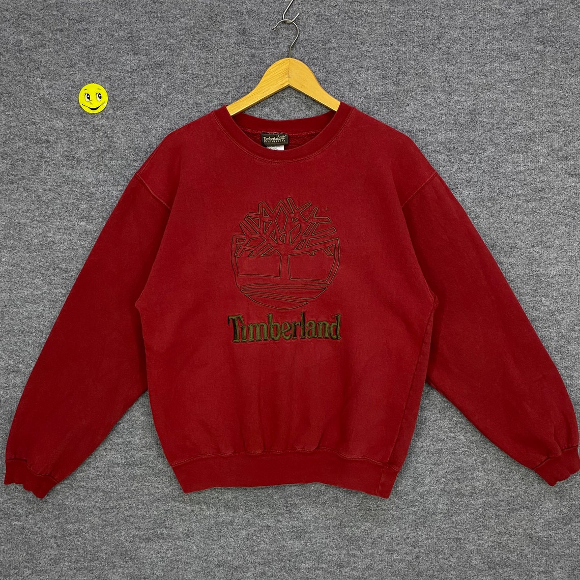 red timberland sweatshirt