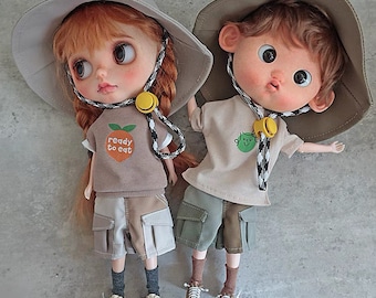 Doll clothes/ Out door style / Blythe outfit/ BJD OB22 大小鱼 Qbaby