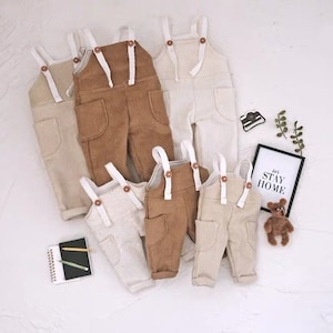 Blythe outfit/ corduroy overalls / suspender trousers
