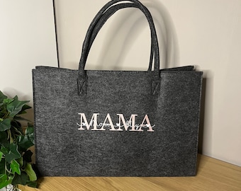 Shopper personalized - shopping bag MAMA - with children's names