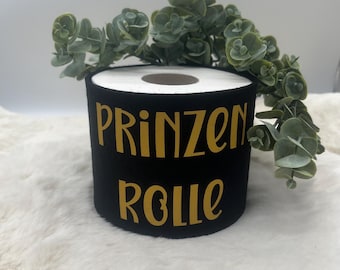 Prinzen - Rolle - Klopapierbanderole - Deko -  Ersatzrollenaufbewahrung - dezent und witzig
