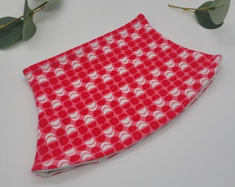Cute retro slip scarf pink KU 48 - 52 cm