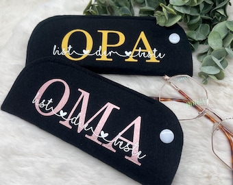 Brillenetui beste Oma bester Opa