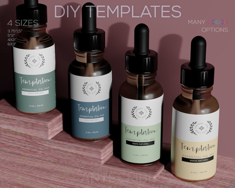 Editable Printable Bottle Label Template DIY Beauty Product Etsy Canada Editable Printable Bottle Label Template DIY Beauty Product Etsy Canada