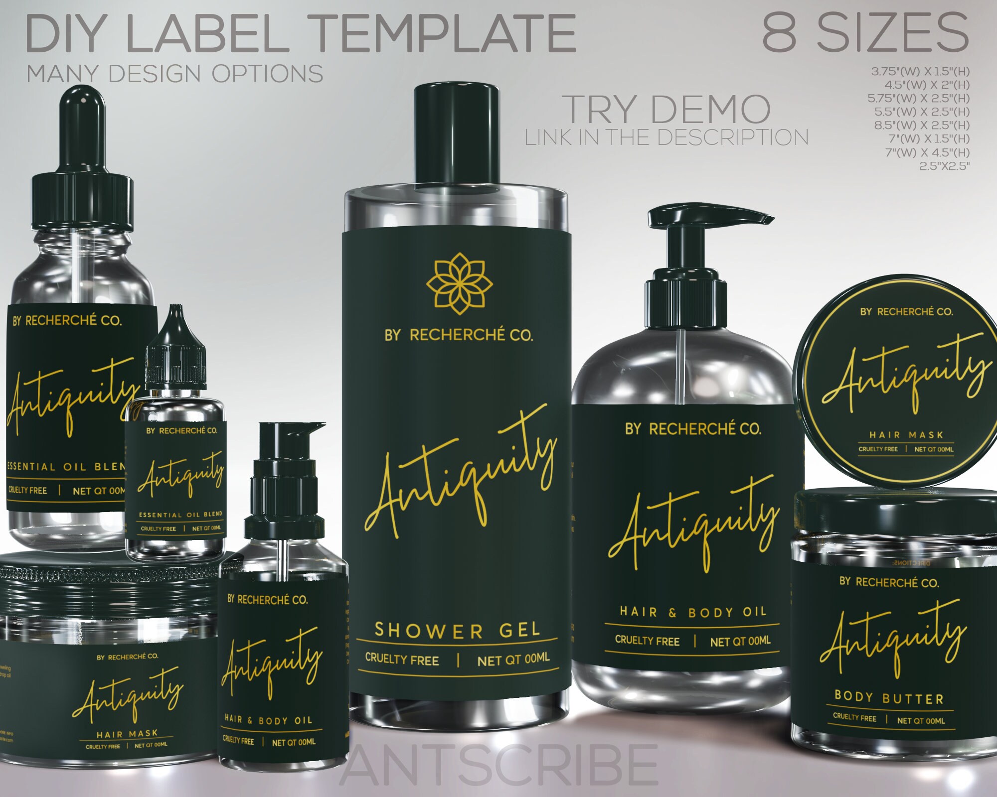 Printable Cosmetic Labels