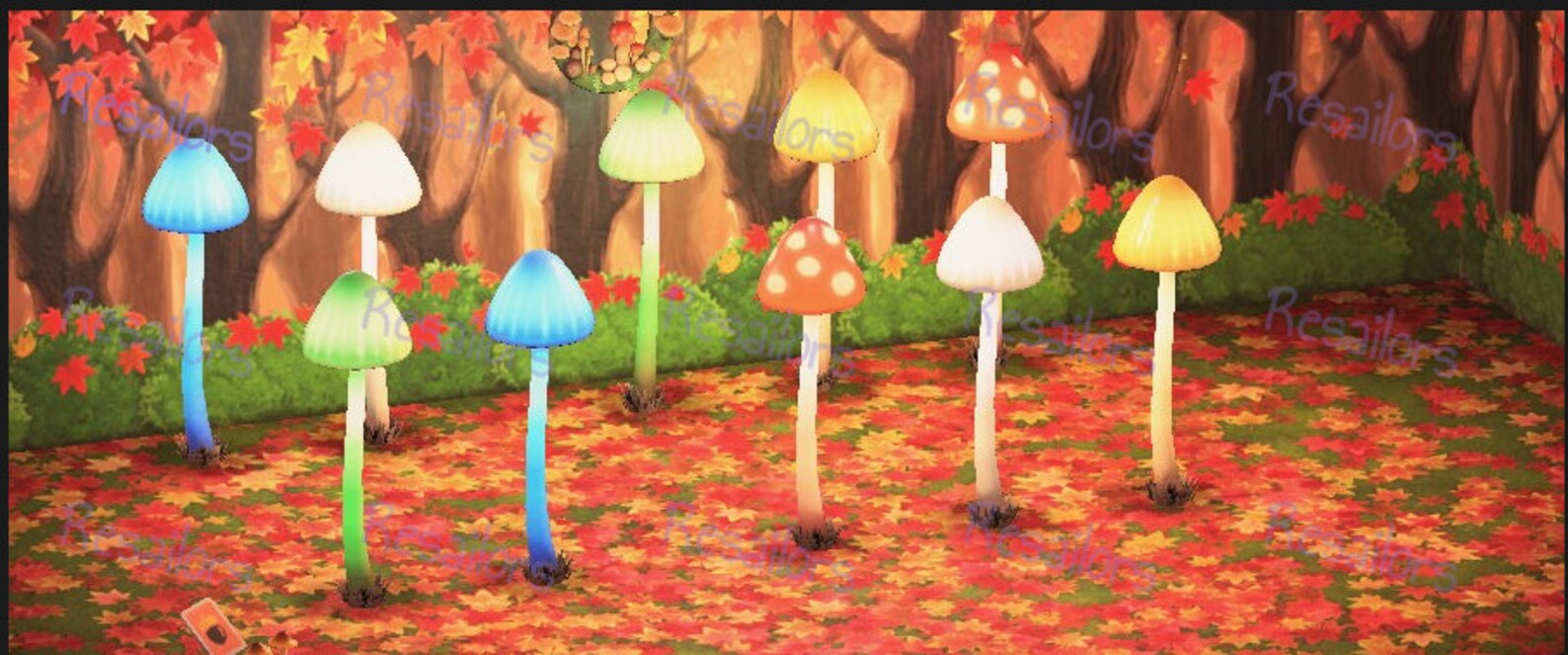 ACNH Mush Lampe DIY Mush Lampen Ton dünne Pilze Etsy