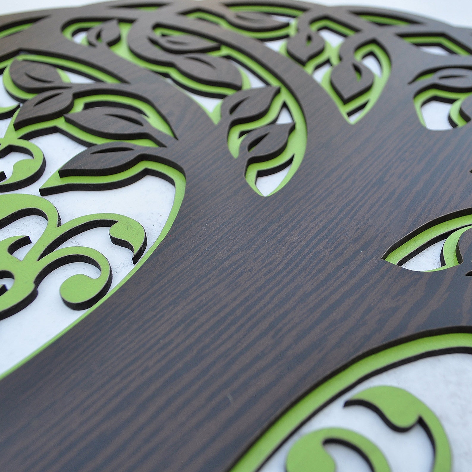 Tree of Life Wood Wall Art Home Wood Wall Decor Wood Lotus Etsy