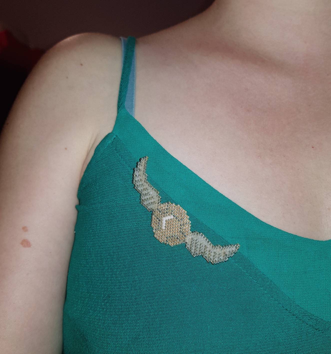 Bright Brooch of Harry Potter Gold Etsy UK