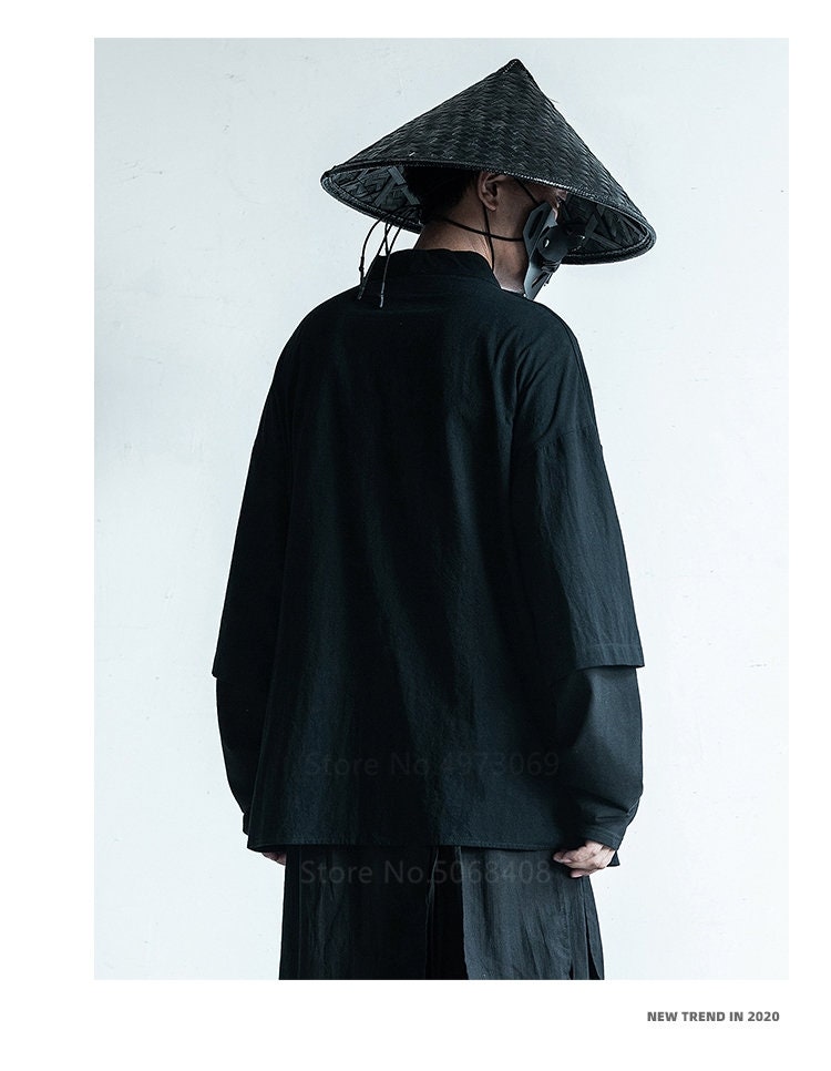HAORI HAKAMA SET japanese Traditional Kimono Cardigan - Etsy