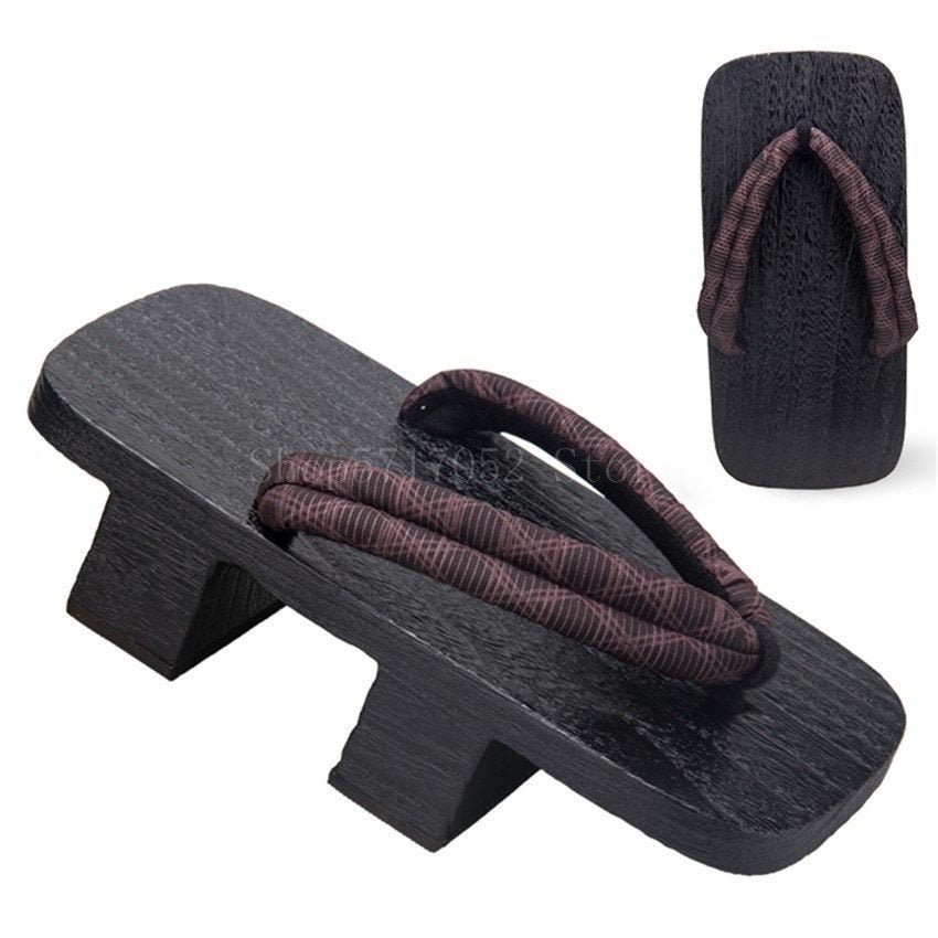 Japanese Traditional GETA Sandals samurai & Ninja Wooden Etsy