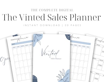 Vinted Sales Planner Rivendita Sales Planner Guida digitale