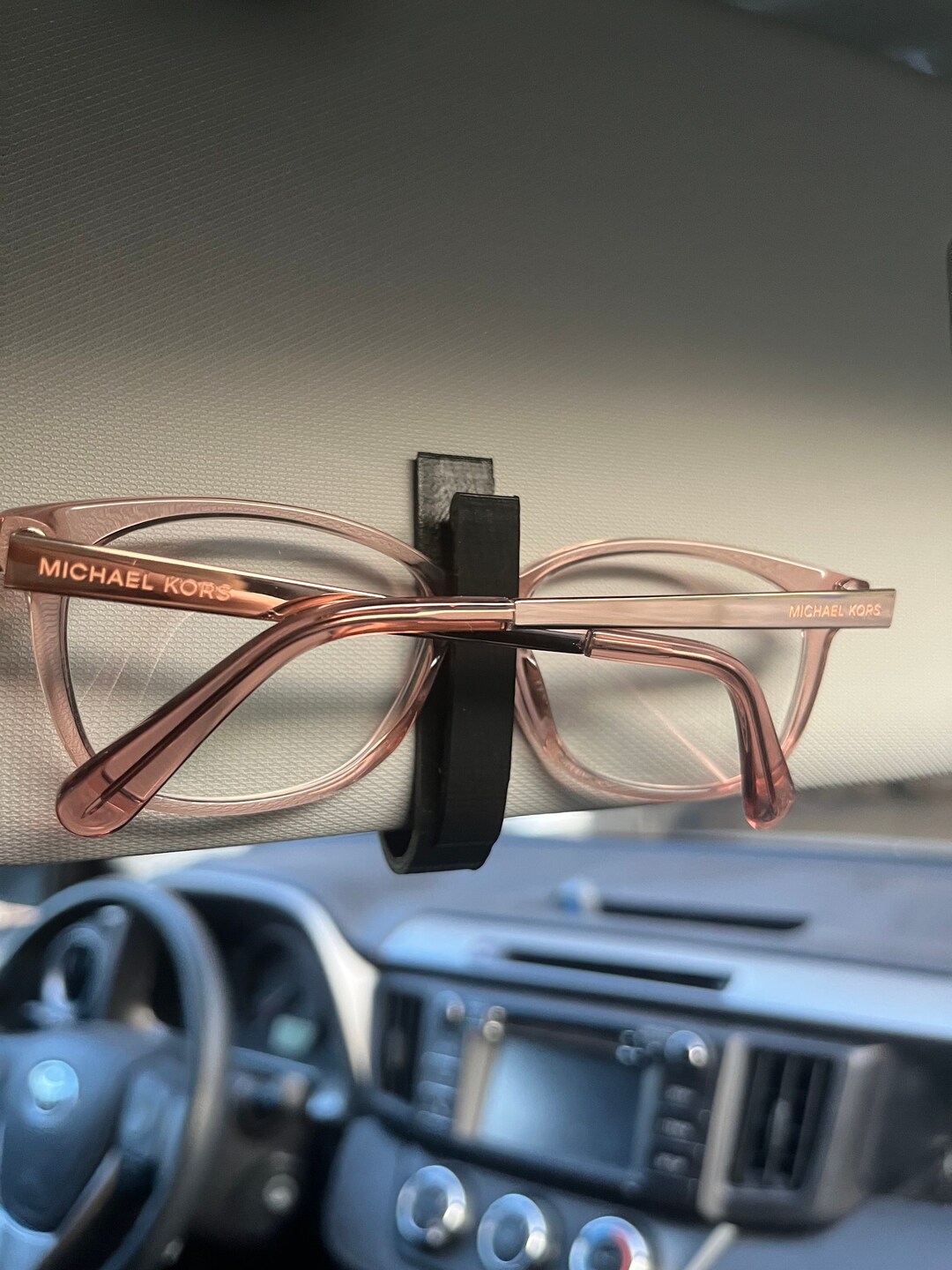 Sunglasses/eyeglasses Visor Holder Clip for Any Car Interior Etsy