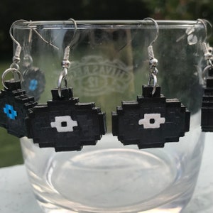 Quackity SMP Wilbur Soot MCYT Minecraft Skin Earrings Perler QSMP DSMP