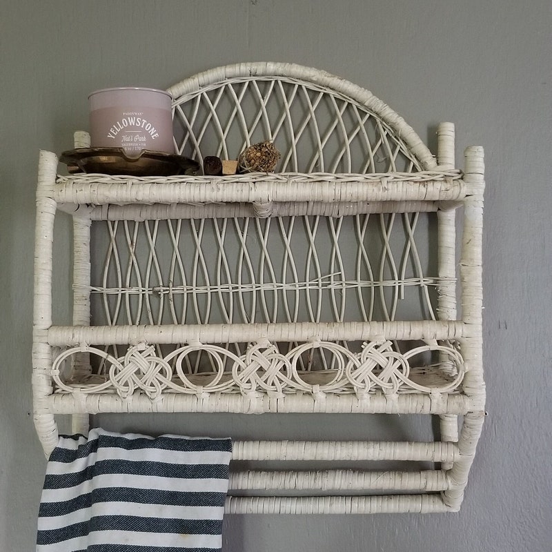 Wicker Shelf - Etsy