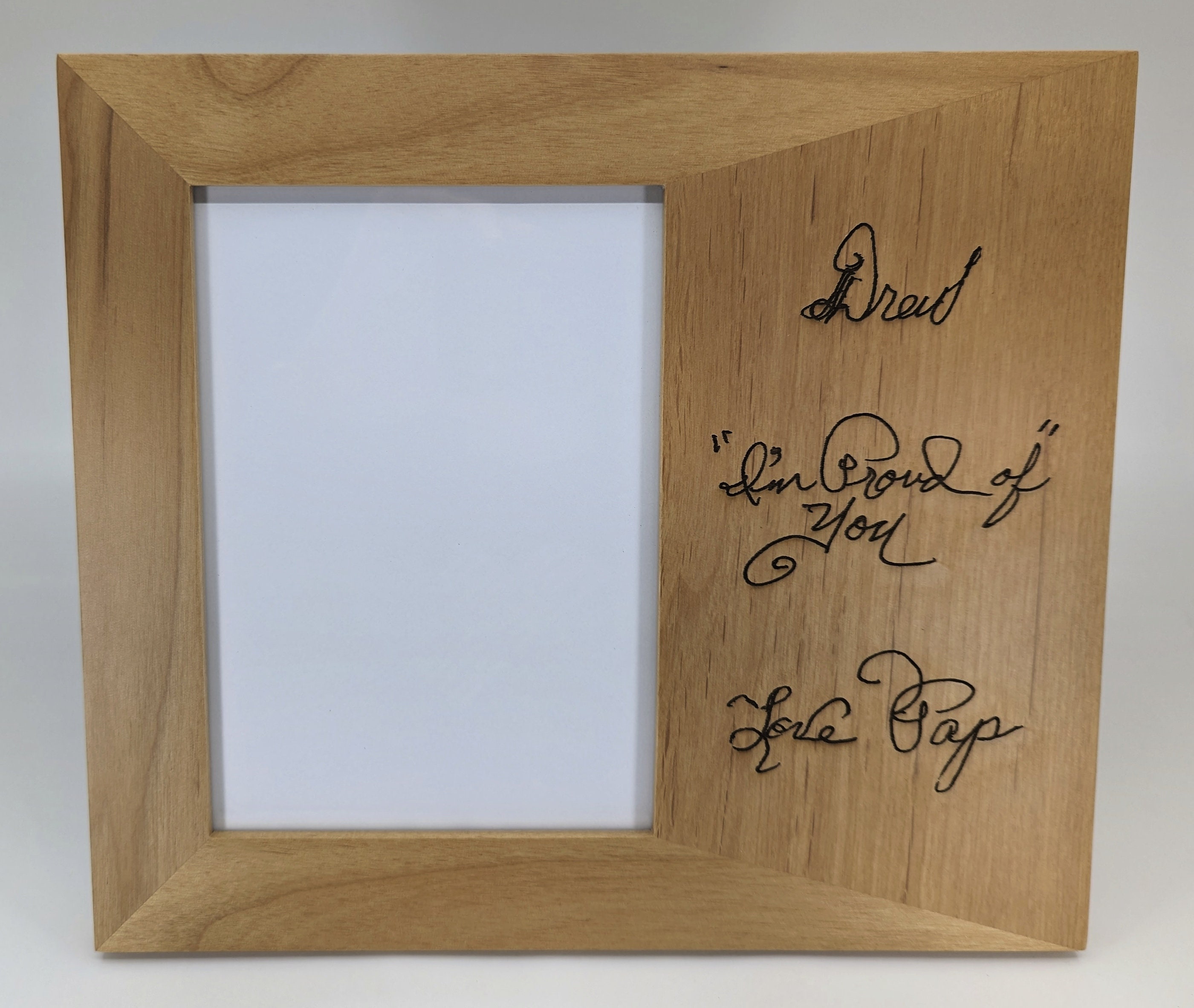 Custom Handwriting Engraved Picture Frame, Memorial Gift - Etsy