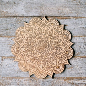 DIY painting kit Wooden mandala art