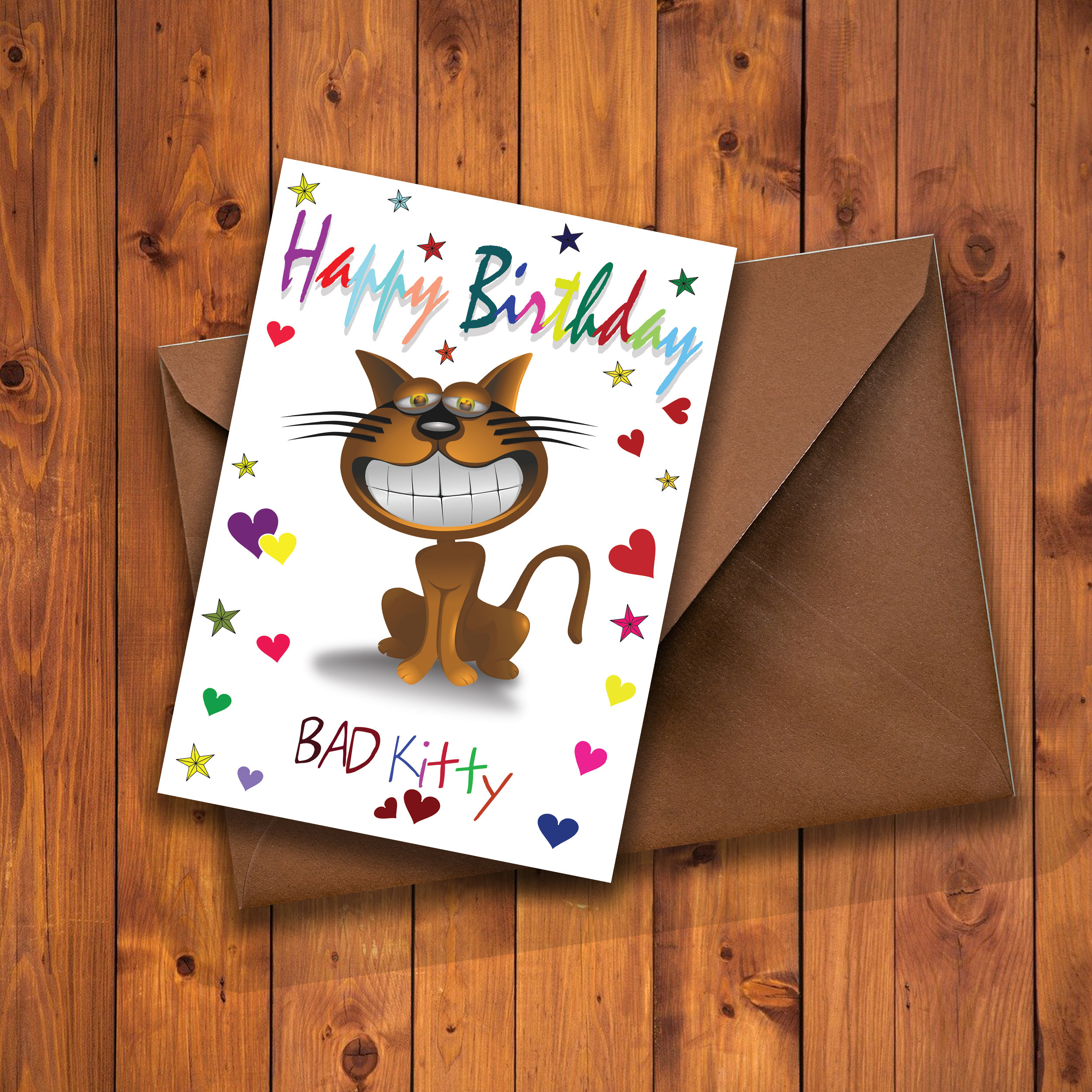 CUBACO Geburtstagskarte Katze – Liebevoll Gestaltete Grußkarte 13x17,8 Cm Für Familie & Freunde