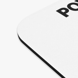 Powered by Linux mouse pad | rectangular computer desk mat image 2