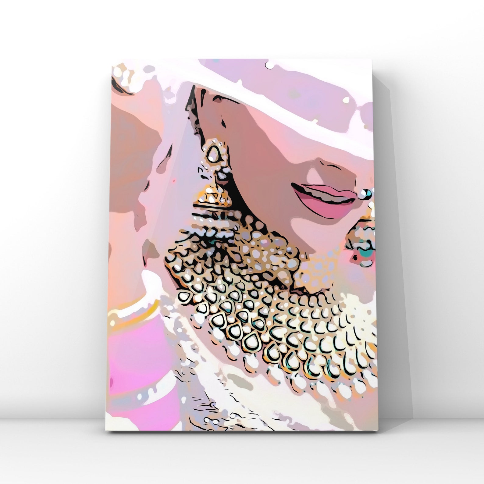 Desi Glam Artwork Printable Etsy