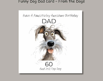 Funny Labrador Birthday Card for Dog Dad: Birthday Licks - Etsy UK