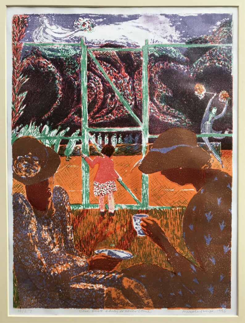 or Never Come Limited Edition Handmade Lithograph Print Come Back Early