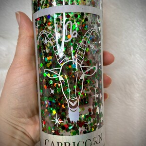 Steenbok, Tarot Kaart stijl, Sneeuwbol tumbler
