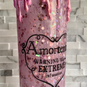 Poción de amor, Mago de 16 oz, vaso de globo de nieve libre de BPA