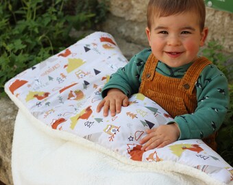Couverture Bebe Renard Etsy