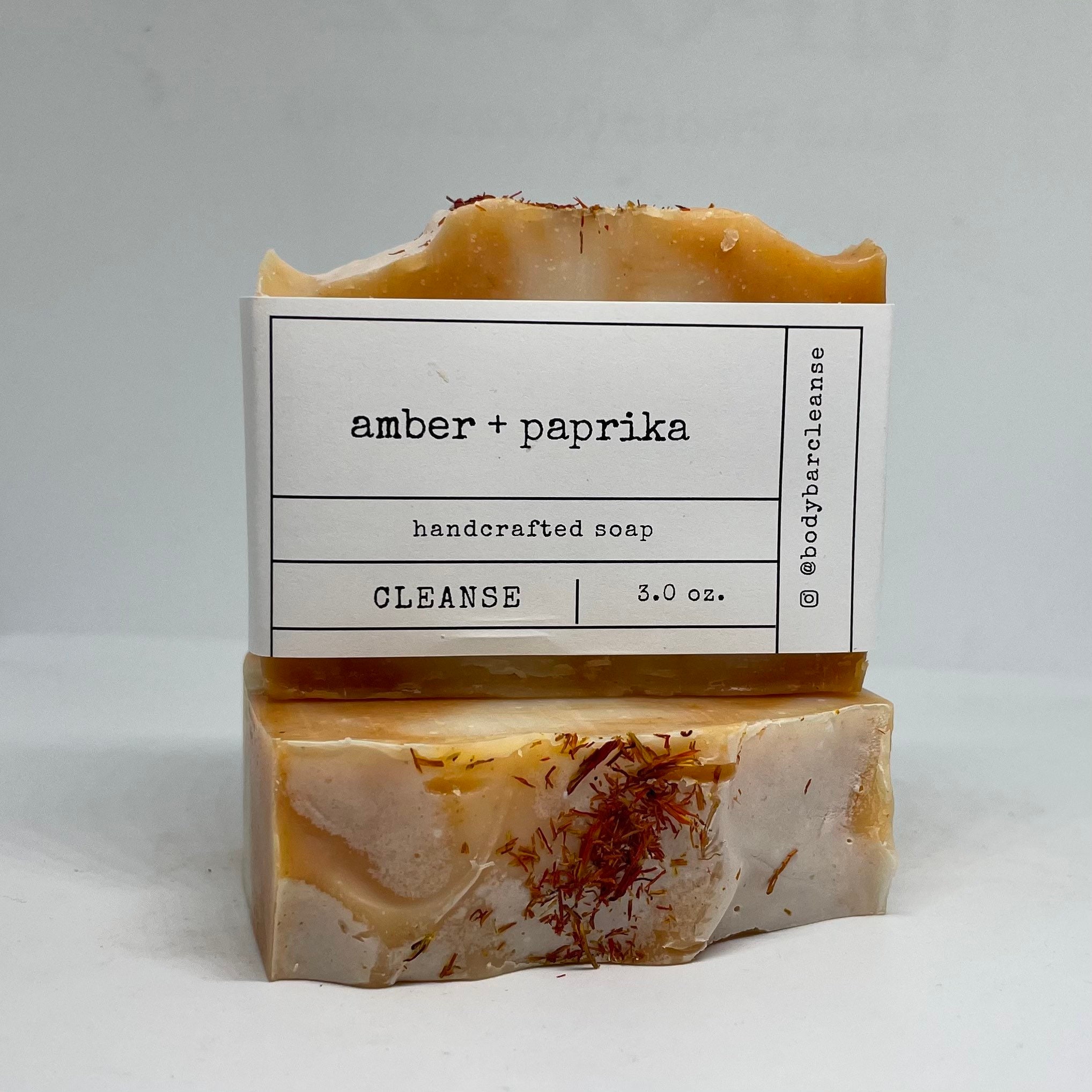 Amber soap paprika soap amber and paprika handcrafted soap Etsy