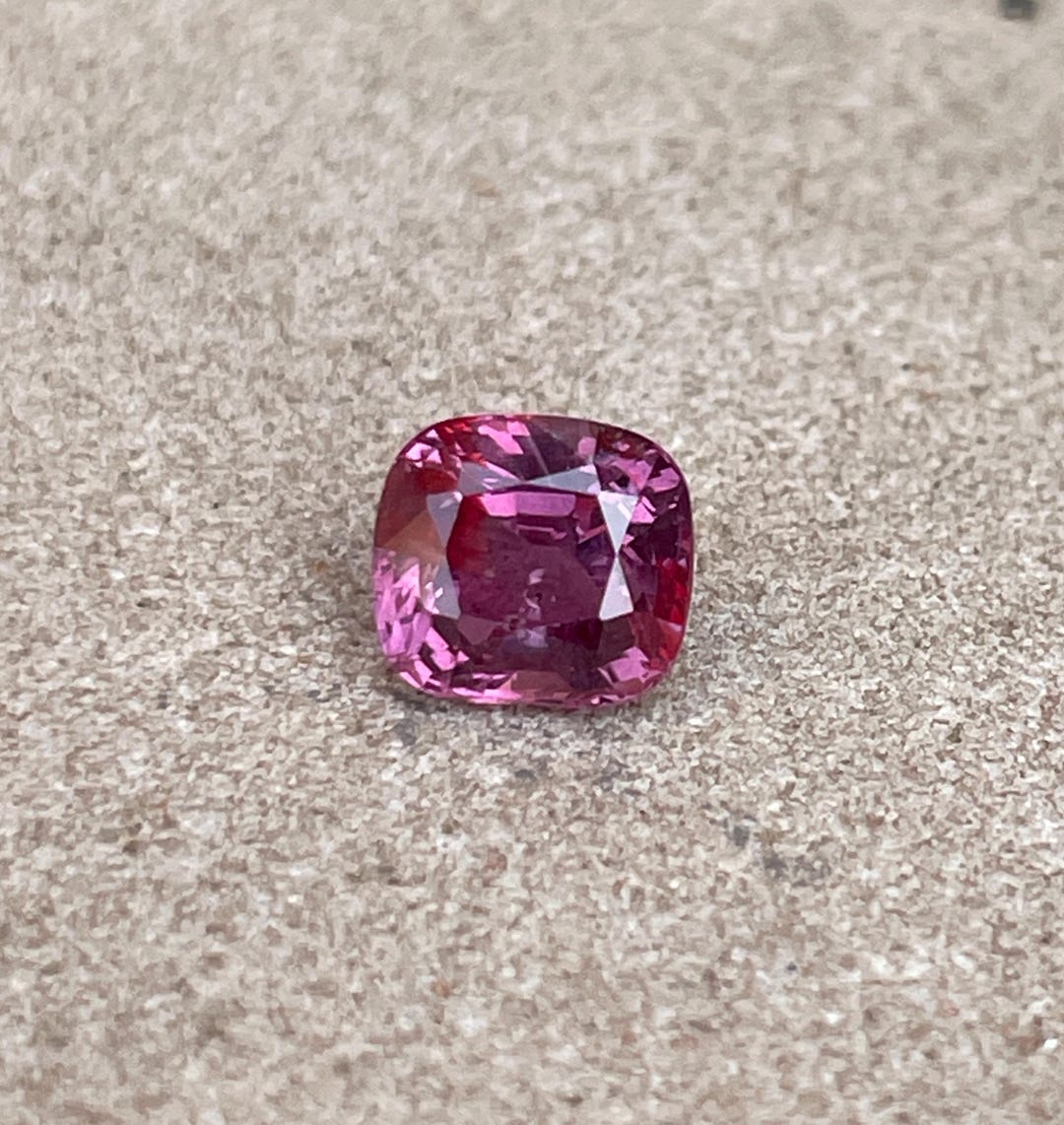 Ruby Rarest 1.13 Carats, Natural Ruby No Heat, Gemstone, Natural Ruby Cushion, Ruby ...