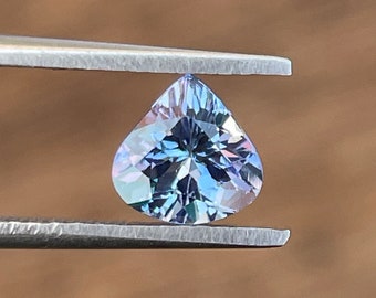 Natural unheated tanzanite (zoisite) rare peacock blue colour, 0.80 ct weight, size is near to 7x7 MM, Loupe Clean, Rare Old Mine Stone