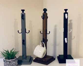 Mug Tree Coffee Mug Racks Coffee Cup Holders for Counter Coffee Bar Accessories