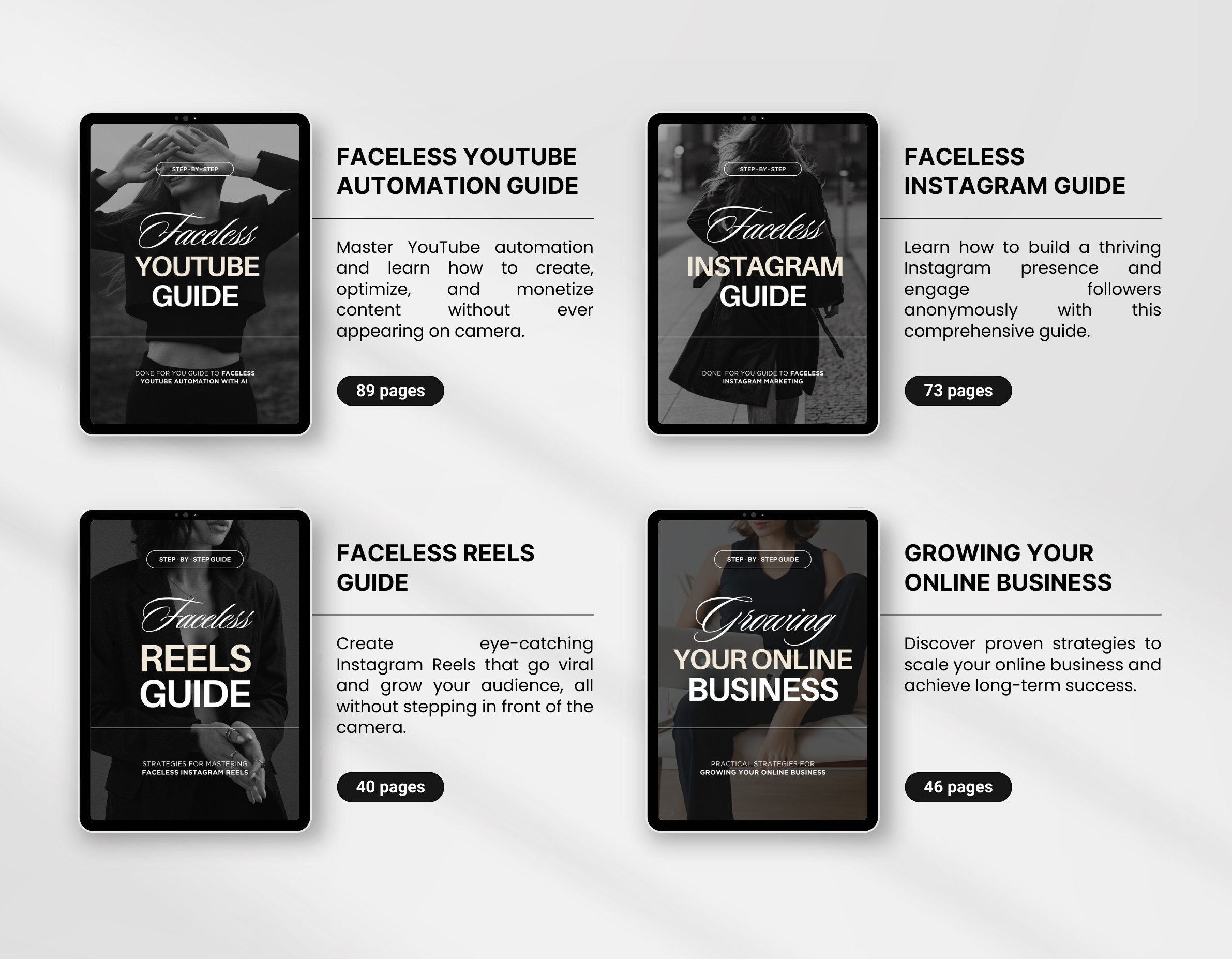 Ultimate Faceless Marketing Guide Templates Bundle With PLR & MRR ...