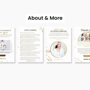 White & Gold Product Catalog Template Canva