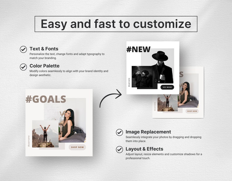 Ultimate Course Creator Social Media Templates Bundle Neutral Easy and Fast to Customize Mockup DigiPax