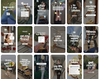 Modelos de Reels para Instagram sobre saúde e bem-estar, Reels virais para iOS no Canva para instrutores de Pilates, fitness e terapias holísticas, conteúdo para redes sociais em vídeo gerado pelo usuário.