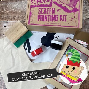 Luckies of London | Screen Printing Kit | Screen Print Supplies | Beginners  Screen Printing Frame for T Shirt Printing | Arts and Crafts Gifts for