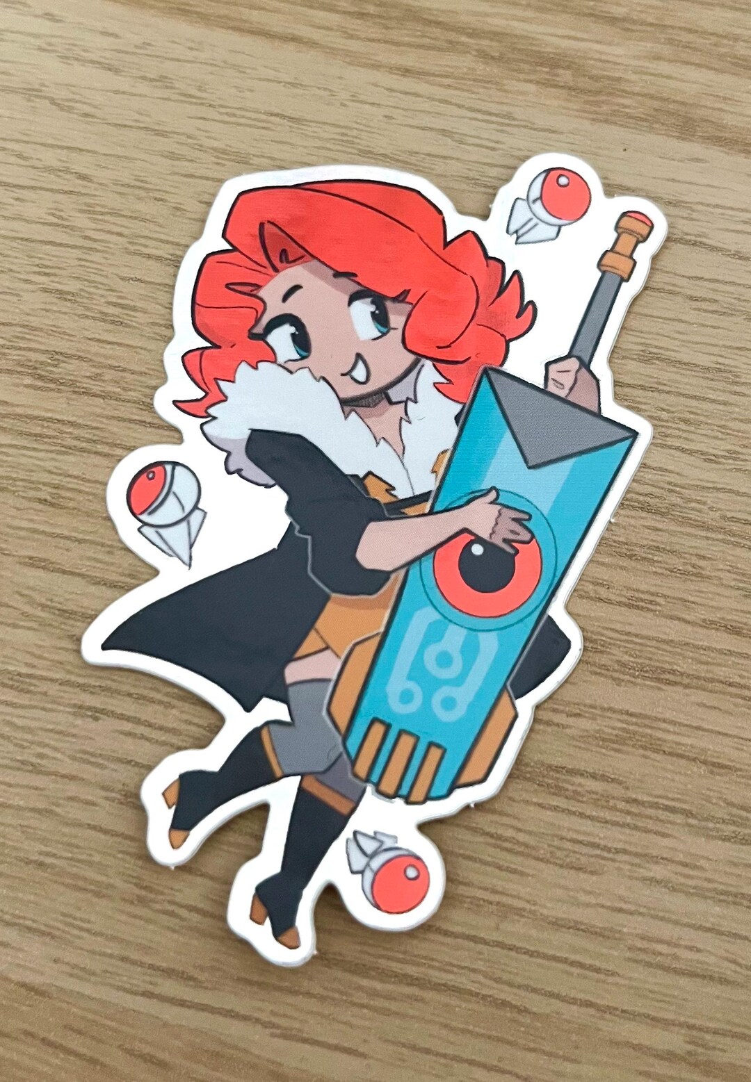 Red Pinter Sticker Red Sticker - Etsy