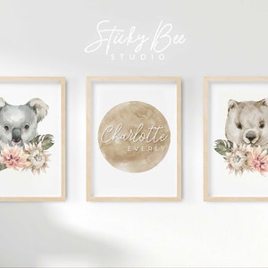 Wombat, Koala, Geburtsanzeige, Geburtsanzeige, Geburtsanzeige, Wombat, Koala, Australien