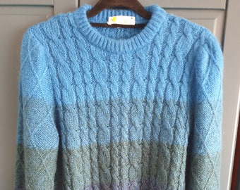 Designer - Laurel - Escada -  Vintage - Retro - 1980s Jumper - Sweater - Mohair Mix - Size 40 - 38/40" Chest