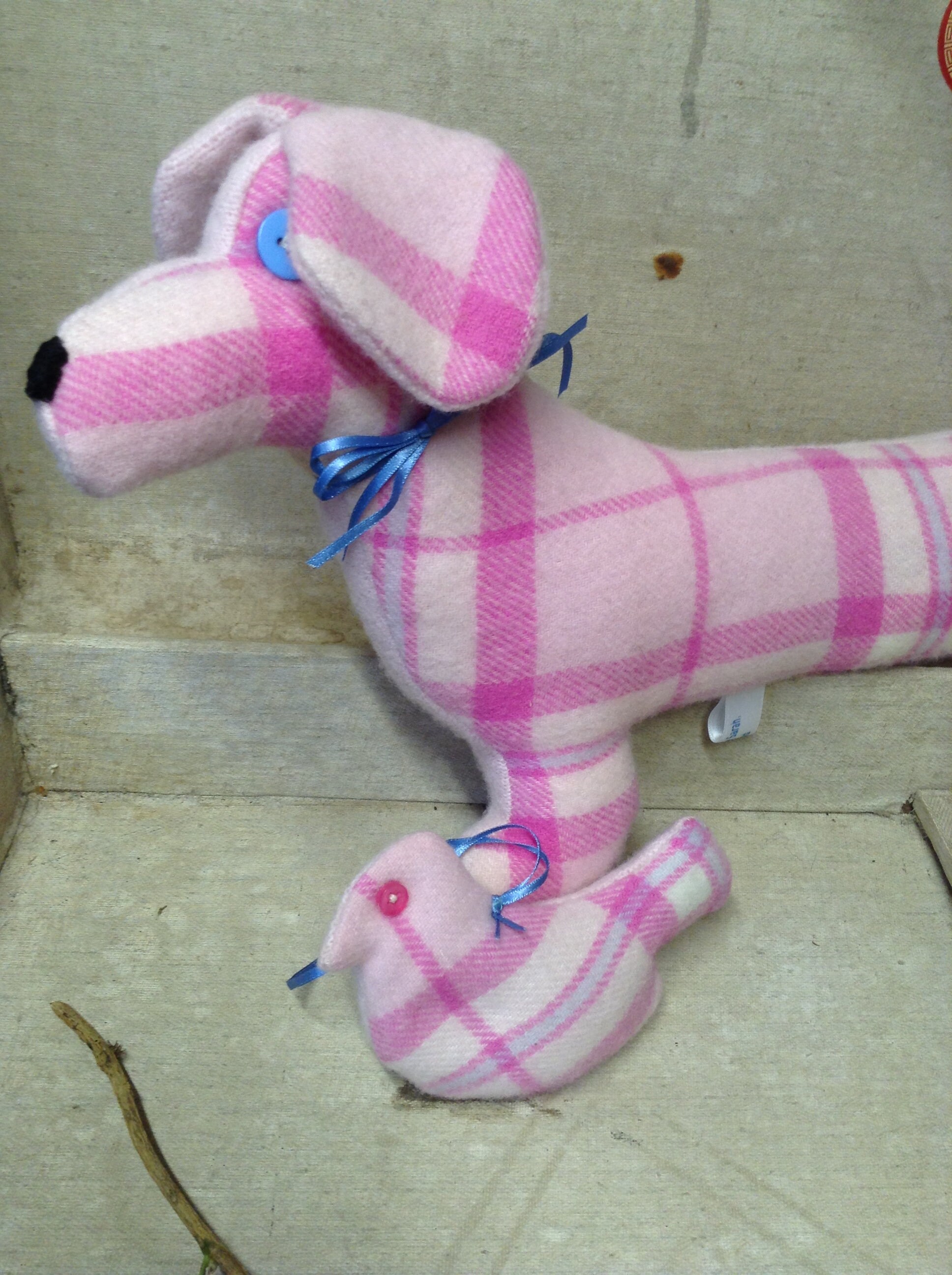 Special Vintage Wool Sausage Dog Handmade Unique Etsy