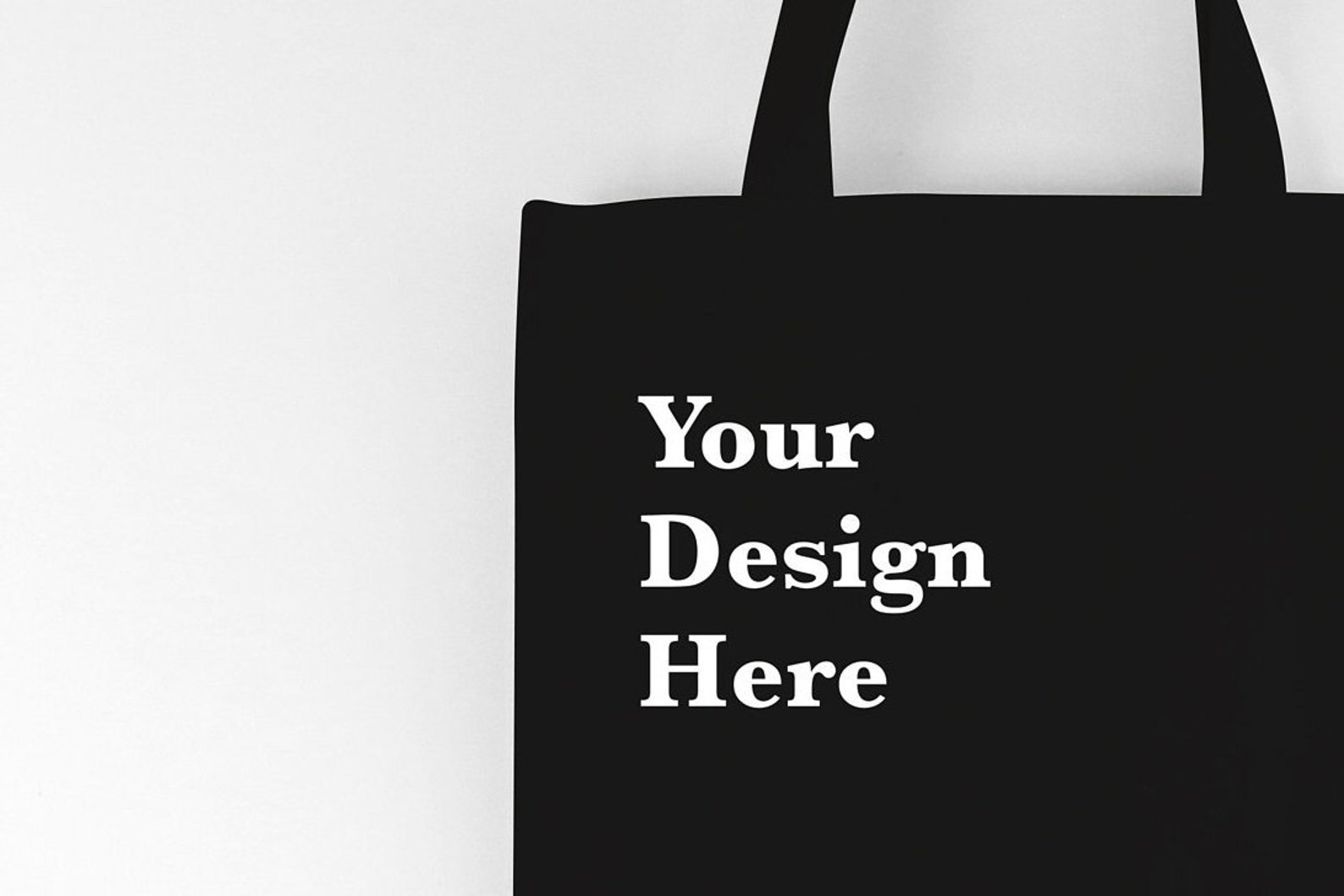 Download Black Canvas Tote Bag Mockup Christmas Shopping Bag Mockup ...